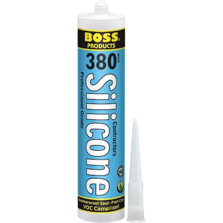 Swivel 142265 Contractors Silicone Sealant, White SW3591520